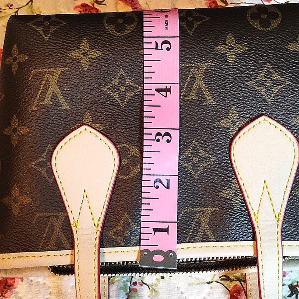 Inspired Monogram Crossbody Bag with Adjustable Strap - Picture 6 of 6
